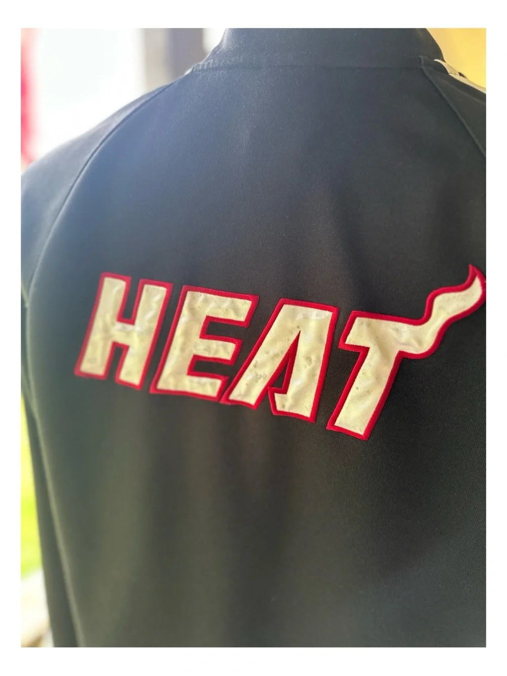 Adidas Miami Heat Basketball Warm Up Jacket 09/2012 Size XL